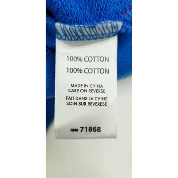 Nickelodeon Size XL Spongebob Squarepants Men's Blue Long Sleeve Pocket Hoodie - Picture 8 of 10